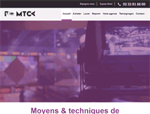 Tablet Screenshot of mtca.fr